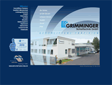 Tablet Screenshot of grimminger-schleiftechnik.de